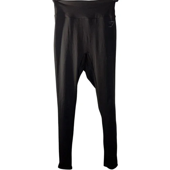 Gymshark Womens Scrunch Leggings Small Black High Waist Seamless NWOT - Picture 4 of 11